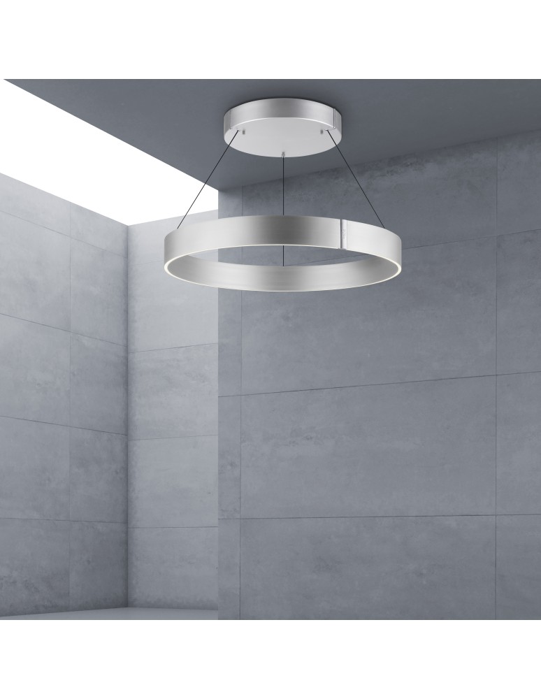 Paul Neuhaus Pure E-Clipse Lampa Wisząca Aluminium 2561-95