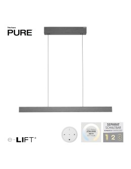 Paul Neuhaus Pure E-Motion Lampa Wisząca Szary 2570-15 - product 2