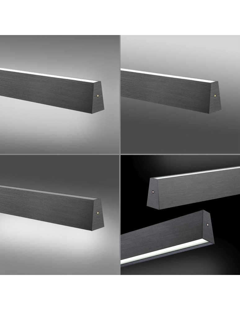 Paul Neuhaus Pure E-Motion Lampa Wisząca Szary 2570-15