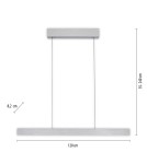 Paul Neuhaus Pure E-Motion Lampa Wisząca Aluminium 2570-95