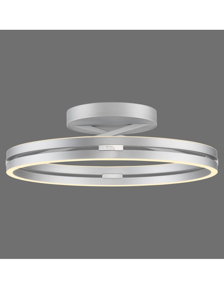 Paul Neuhaus Pure Loop Lampa Sufitowa Aluminium 6552-95
