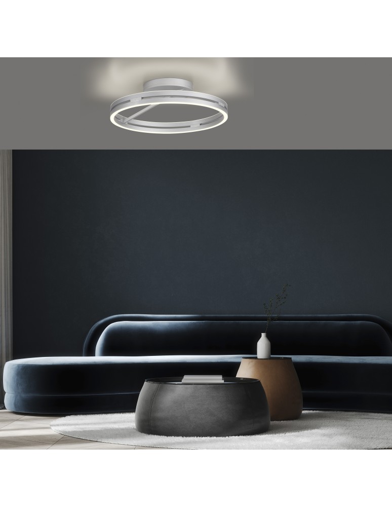 Paul Neuhaus Pure Loop Lampa Sufitowa Aluminium 6552-95