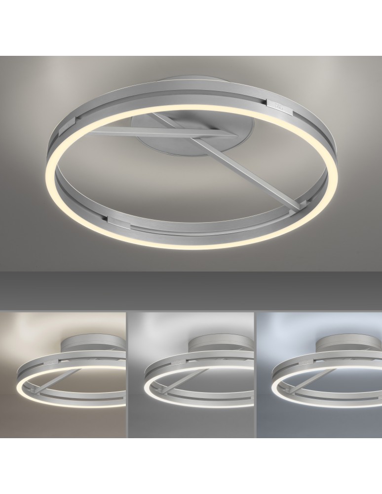 Paul Neuhaus Pure Loop Lampa Sufitowa Aluminium 6552-95