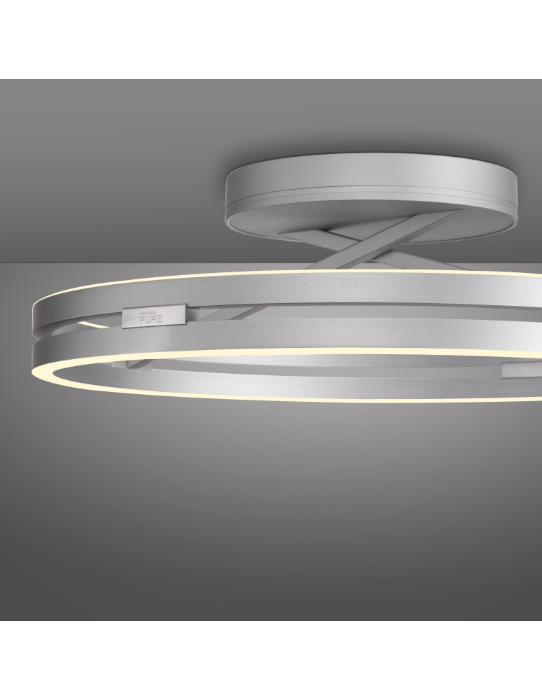 Paul Neuhaus Pure Loop Lampa Sufitowa Aluminium 6552-95