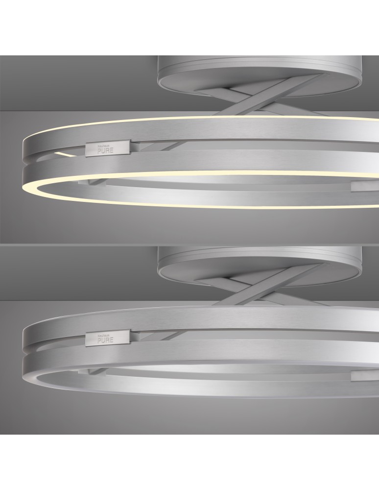 Paul Neuhaus Pure Loop Lampa Sufitowa Aluminium 6552-95