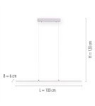 Paul Neuhaus Pure Lite Lampa Wisząca Srebrny 8375-55
