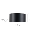 Paul Neuhaus Pure Clipse Kinkiet Szary 8561-15