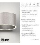 Paul Neuhaus Pure Clipse Kinkiet Aluminium 8561-95
