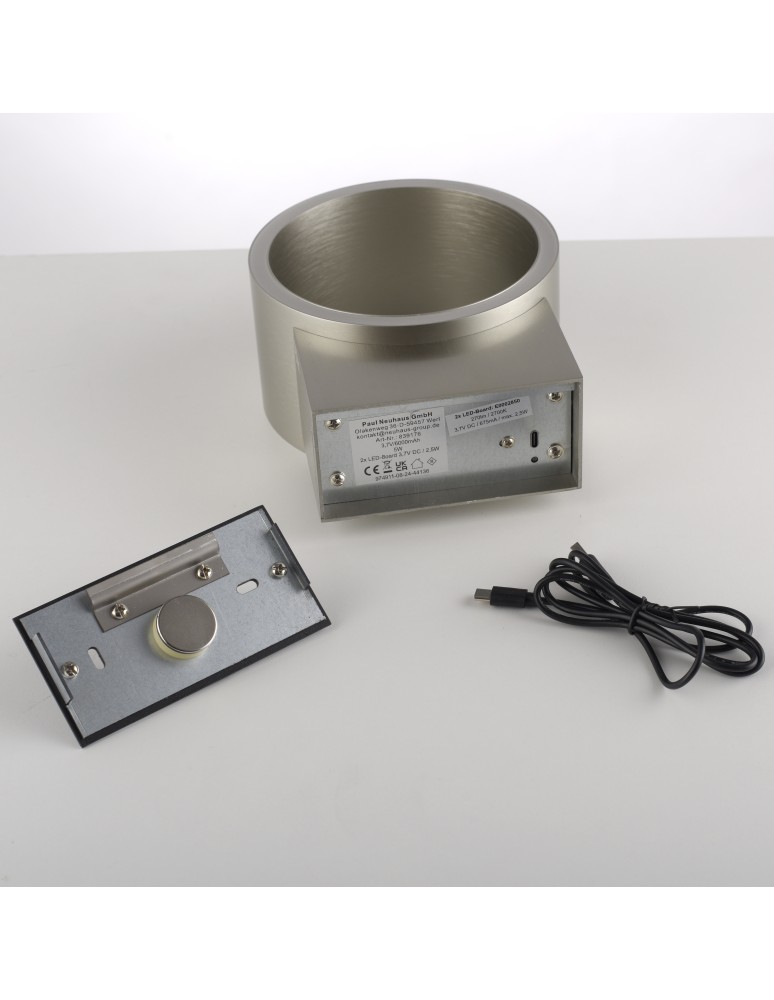 Paul Neuhaus Pure Clipse Kinkiet Aluminium 8561-95
