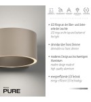 Paul Neuhaus Pure Clipse Kinkiet Brązowy 8561-97