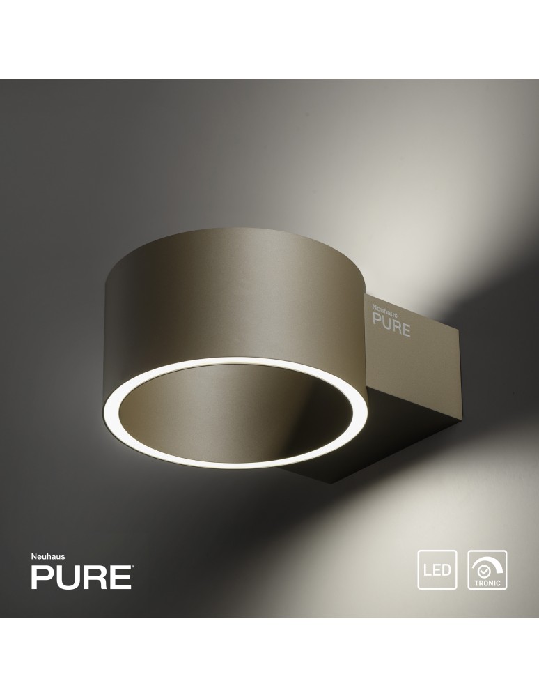 Paul Neuhaus Pure Clipse Kinkiet Brązowy 8561-97