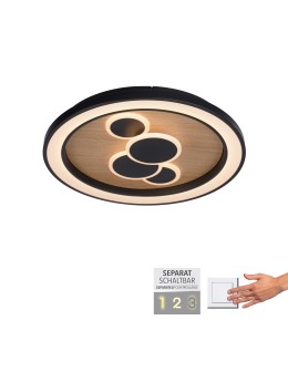 Paul Neuhaus Eliza Lampa Sufitowa Drewno/Czarny 6284-79 - produkt 2