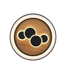 Paul Neuhaus Eliza Lampa Sufitowa Drewno/Czarny 6284-79