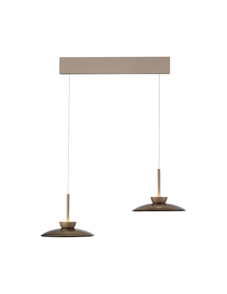 Paul Neuhaus Pure Moon Lampa Wisząca Brązowy 2194-97