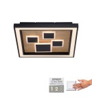 Paul Neuhaus Eliza Lampa Sufitowa Drewno/Czarny 6283-79