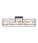 Paul Neuhaus Selina Lampa Sufitowa Czarny/Złoty 6473-18