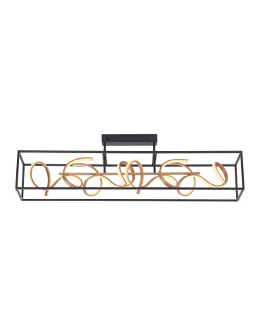 Paul Neuhaus Selina Lampa Sufitowa Czarny/Złoty 6473-18 - product 2