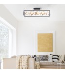 Paul Neuhaus Selina Lampa Sufitowa Czarny/Złoty 6473-18