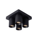 Spotlight ceiling lamps - Lucide NIGEL Ceiling 4xGU10 black 09929/20/30 - product 2