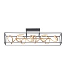 Paul Neuhaus Selina Lampa Sufitowa Czarny/Złoty 6473-18