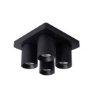 Spotlight ceiling lamps - Lucide NIGEL Ceiling 4xGU10 black 09929/20/30 - product 3