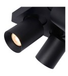 Spotlight ceiling lamps - Lucide NIGEL Ceiling 4xGU10 black 09929/20/30 - product 5