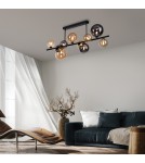 Paul Neuhaus Popsicle Lampa Sufitowa Smoky/Bursztyn 6583-18