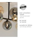 Paul Neuhaus Popsicle Lampa Sufitowa Smoky/Bursztyn 6583-18