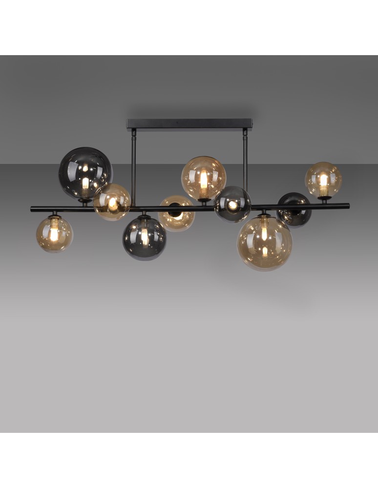 Paul Neuhaus Popsicle Lampa Sufitowa Smoky/Bursztyn 6583-18