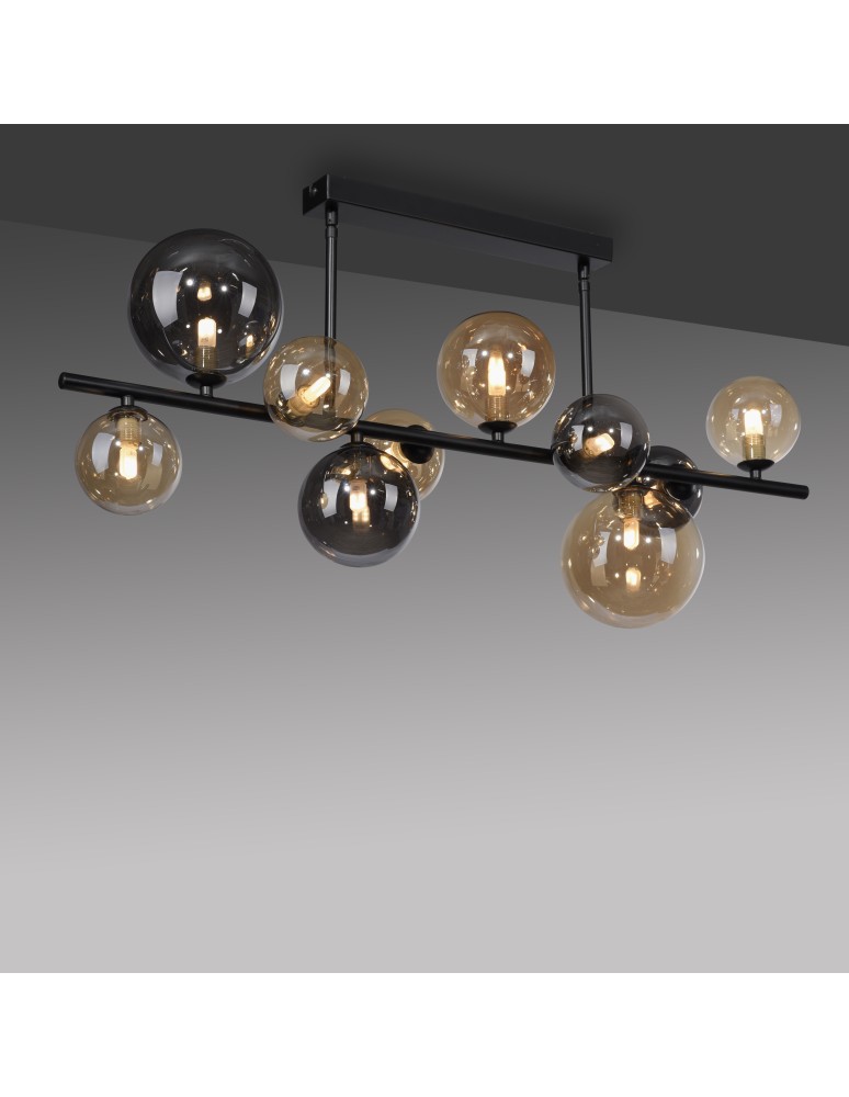 Paul Neuhaus Popsicle Lampa Sufitowa Smoky/Bursztyn 6583-18