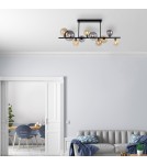 Paul Neuhaus Popsicle Lampa Sufitowa Smoky/Bursztyn 6583-18
