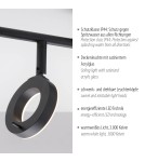 Paul Neuhaus Sileda Lampa Sufitowa Czarny 6781-13
