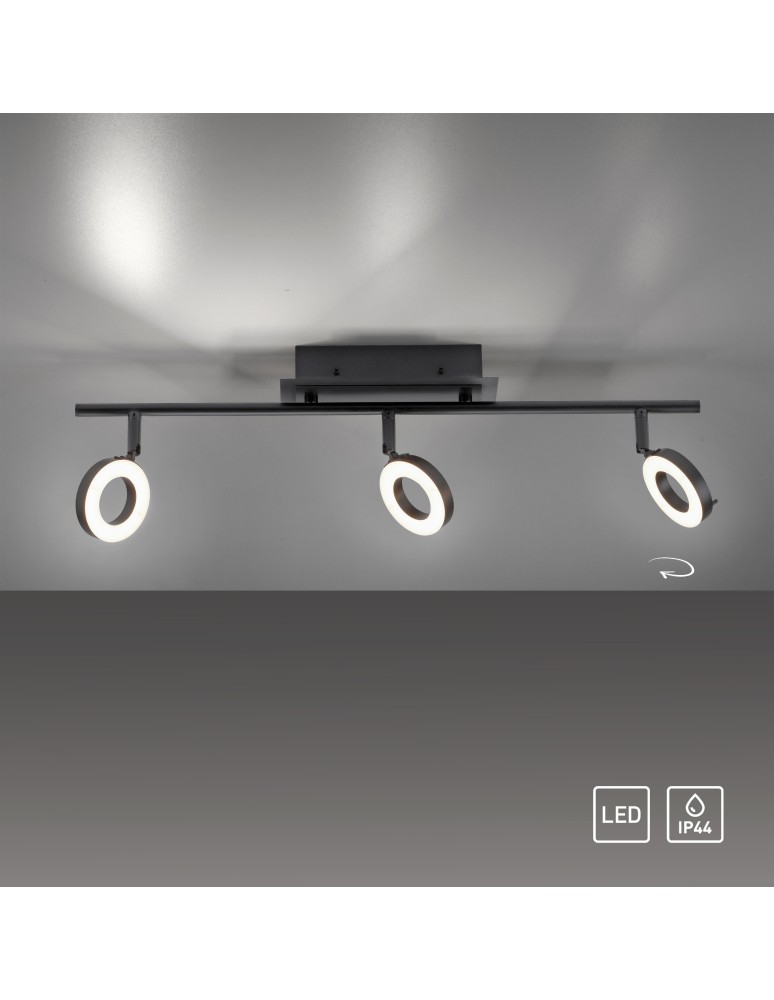 Paul Neuhaus Sileda Lampa Sufitowa Czarny 6785-13