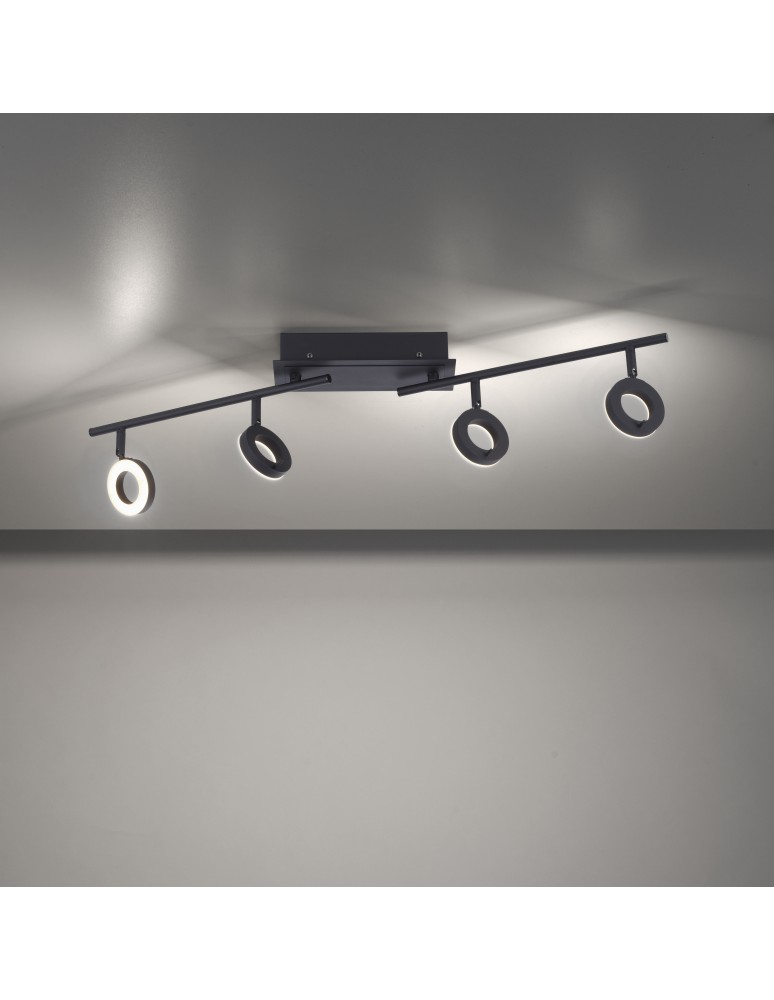 Paul Neuhaus Sileda Lampa Sufitowa Czarny 6786-13