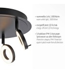 Paul Neuhaus Sileda Lampa Sufitowa Antracyt 6788-13