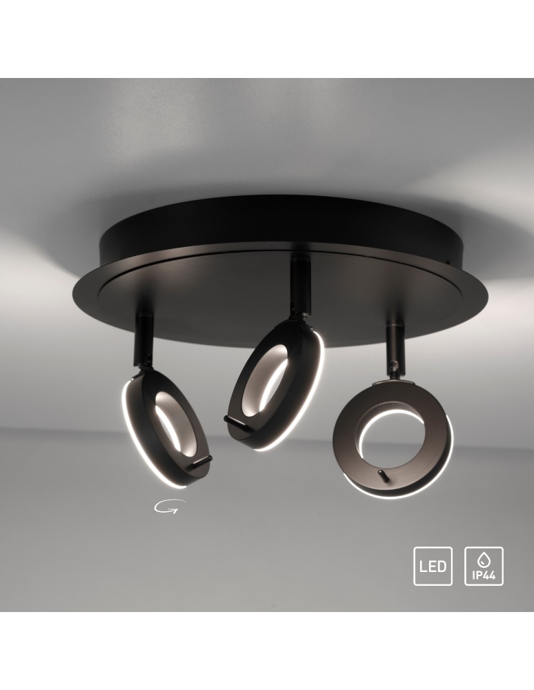 Paul Neuhaus Sileda Lampa Sufitowa Antracyt 6788-13