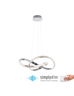 Paul Neuhaus Tanja Lampa Wisząca Chrom 8221-17 - produkt 2
