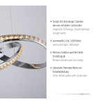 Paul Neuhaus Tanja Lampa Wisząca Chrom 8221-17