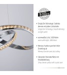Paul Neuhaus Tanja Lampa Wisząca Chrom 8221-17