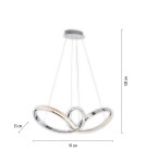 Paul Neuhaus Tanja Lampa Wisząca Chrom 8222-17