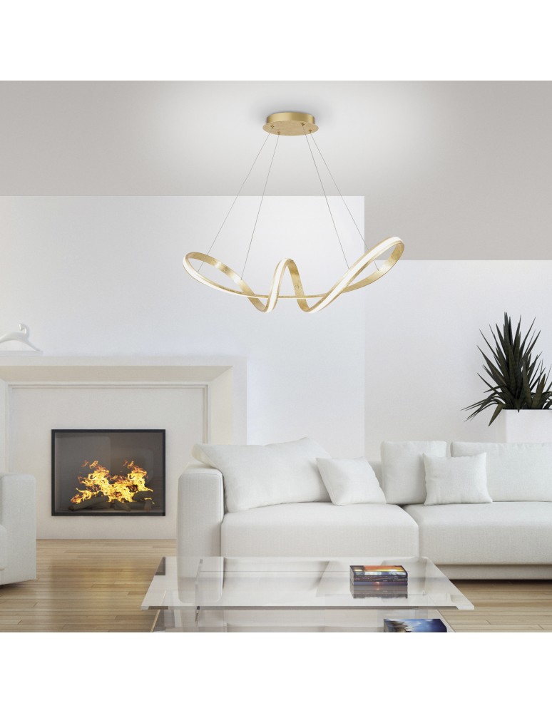 Paul Neuhaus Melinda Lampa Wisząca Złoty 8292-12