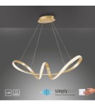 Paul Neuhaus Melinda Lampa Wisząca Złoty 8292-12