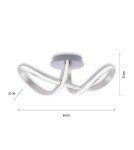 Paul Neuhaus Melinda Lampa Sufitowa Stalowy 8331-55