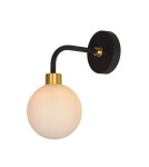 Bathroom wall lamps - Lucide BEREND Wall lamp 1xG9 black 30265/01/30 - product 1
