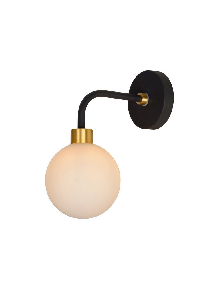 Bathroom wall lamps - Lucide BEREND Wall lamp 1xG9 black 30265/01/30 - product kolory-swiatla.pl 1