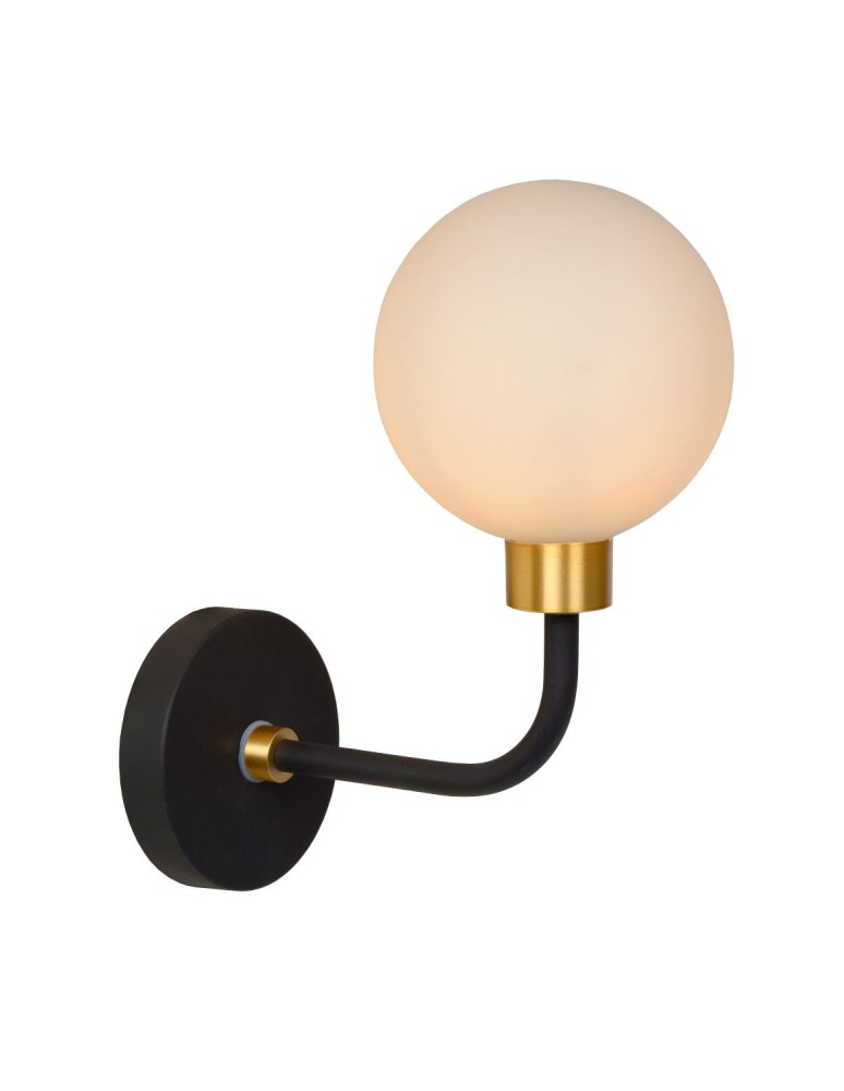 Bathroom wall lamps - Lucide BEREND Wall lamp 1xG9 black 30265/01/30 - product kolory-swiatla.pl 2