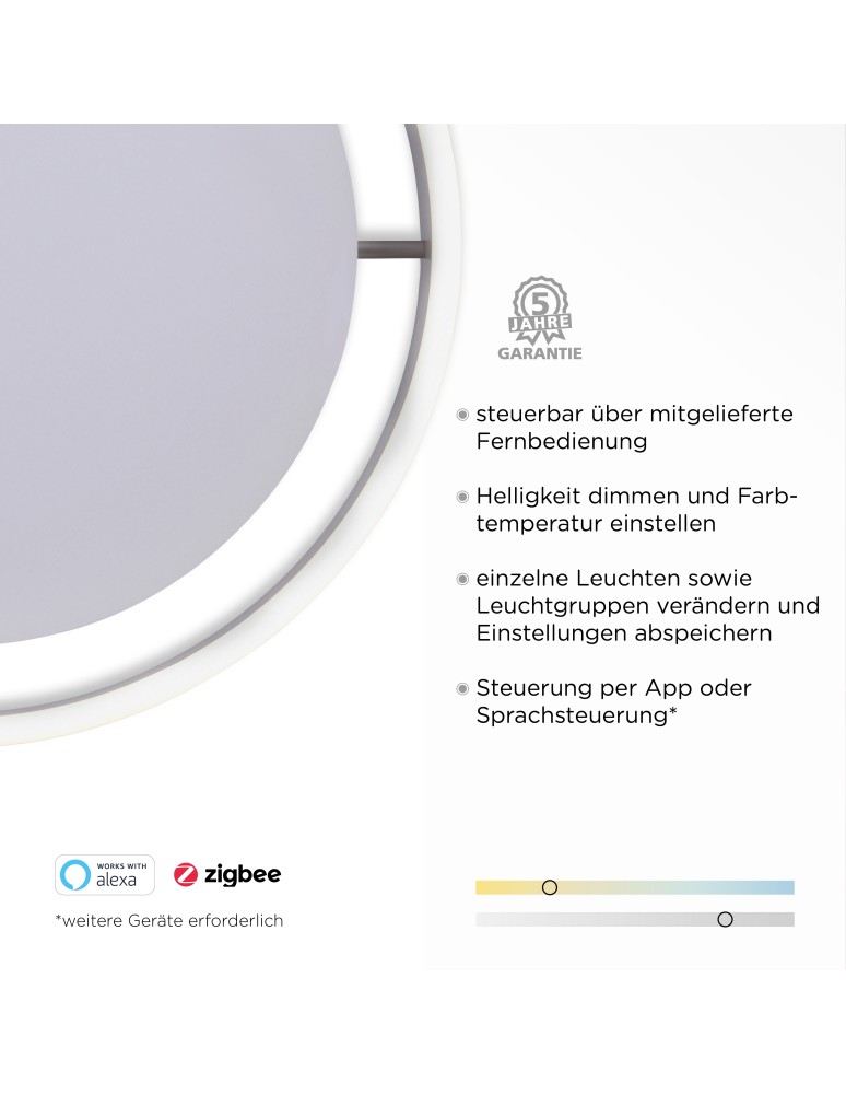 Paul Neuhaus Q-Vito Lampa Sufitowa Antracyt 8414-13