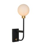 Bathroom wall lamps - Lucide BEREND Wall lamp 1xG9 black 30266/01/30 - product 2
