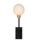 Bathroom wall lamps - Lucide BEREND Wall lamp 1xG9 black 30266/01/30 - product 8