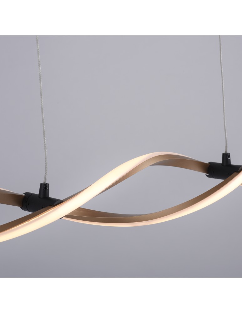 Paul Neuhaus Polia Lampa Wisząca Czarny/Złoty 9142-18